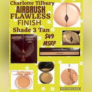 Charlotte Tilbury Airbrush Flawless Finish Powder 3 Tan NIb
